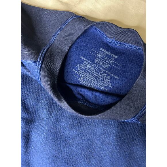 Patagonia blue shirt size 14 - Picture 3 of 4